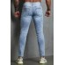 Men Ripped Slim Fit Skinny Jeans