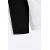 Black Men's Letter Print Raglan Long Sleeve Slim-fit Top