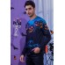 Men's 3D Halloween Pumpkin Print Knit Long Sleeve T-Shirt