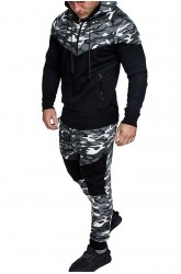 Men's Camo Patchwork Tracksuit