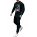 American Flag Long Sleeve Top and Joggers Men's Sports Suit