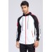 Men's Hooded Color Block Sweatshirt Sports Suit