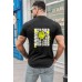 Black WILD CHILD Graphic Print Slim-fit Men's T-shirt