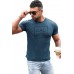 Blue DAD BOD Slim-fit Crew Neck Men's T-shirt