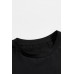 Black EMBRACE DEFINITELY Drop Sleeve Men's Oversized Tee