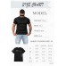 Black Stay Punk Skull Graphic Print Slim Fit Men's T-shirt