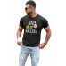 Black Dad Of Ballers Baseball Graphic Print Men's T Shirt