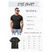 Gray SEVEN Car Graphic Print Slim Fit Men's T Shirt