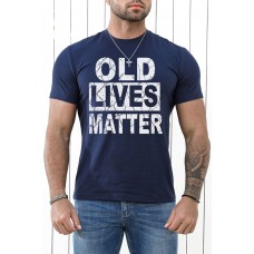 Blue Old Lives Matter Funny Sarcastic Humor Men's T-Shirt